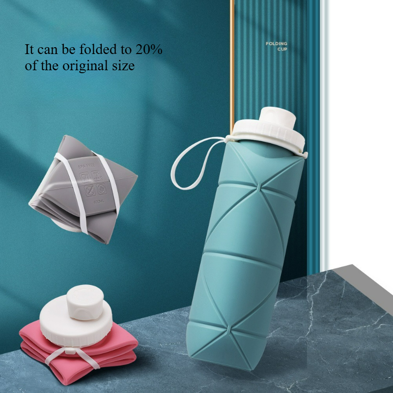 Sports Equipment Store - Borraccia Pieghevole in Silicone per Sport