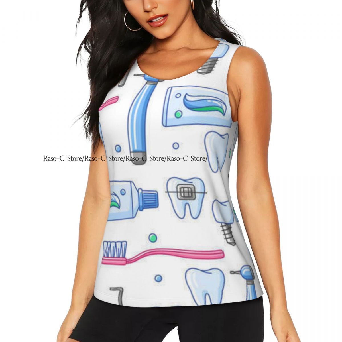 Sports Equipment Background - Top Sportivo da Donna Sexy per