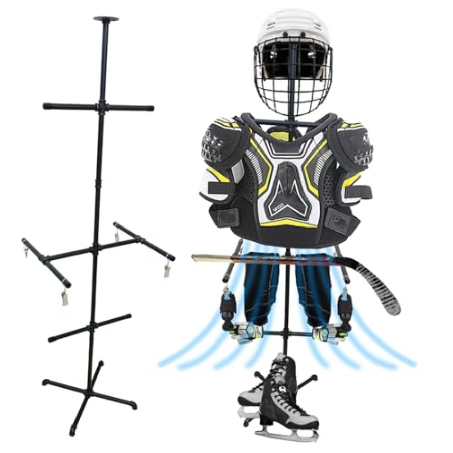Sports Equipment Drying Rack - Stendino per Attrezzature da Hockey, Stendino