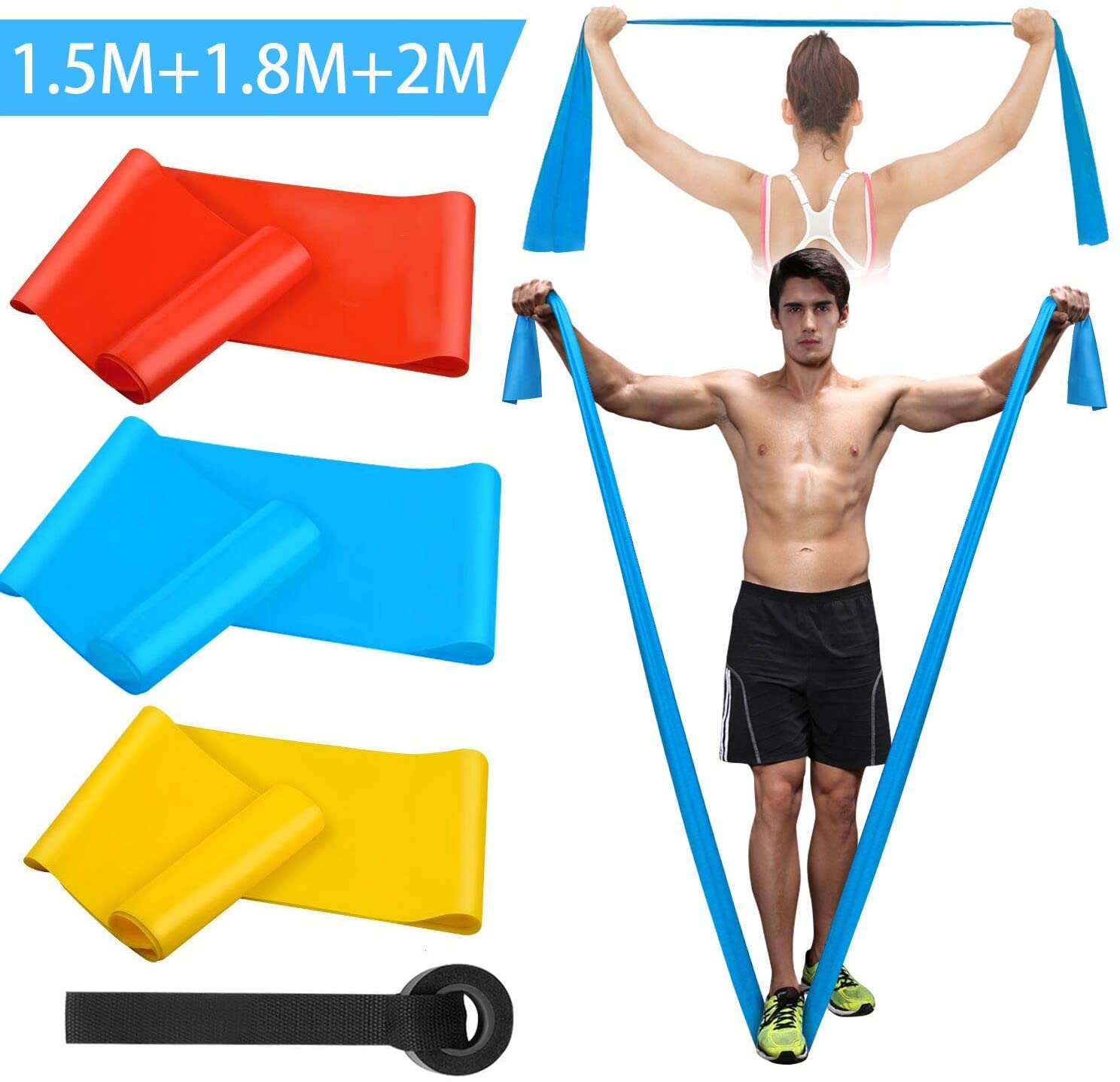 Fasce elastiche per fitness 3  - Sports Equipment For Schools recensione e prezzo
