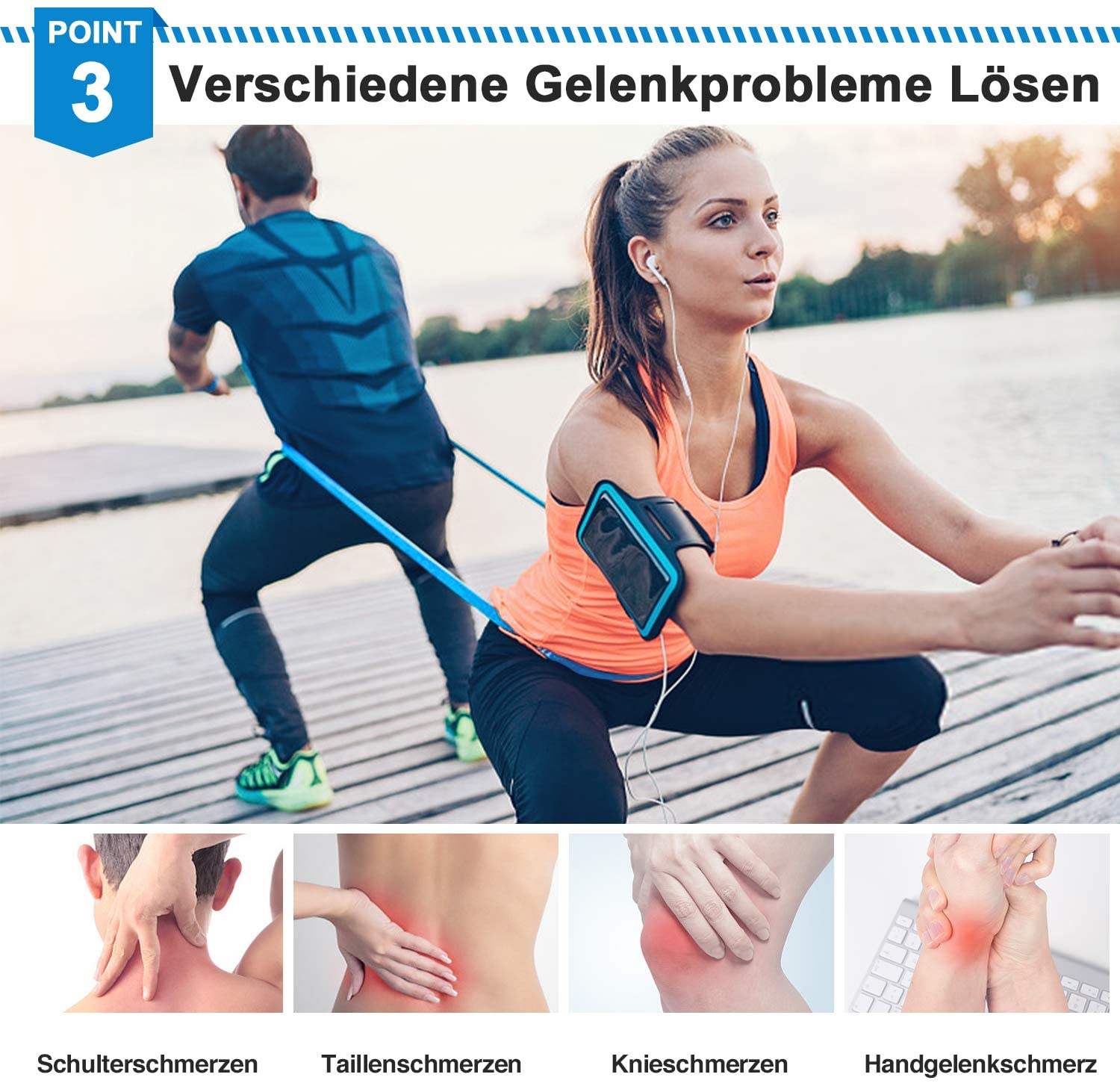 Fasce elastiche per fitness 3  - Sports Equipment For Schools recensione e prezzo